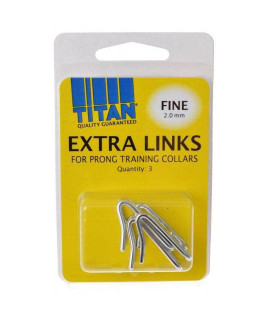 Extra Dog chain Links (Set of 3) Size: Small