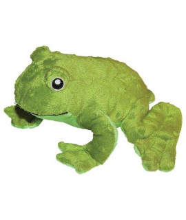 Patchwork Pet Pond Hoppers Frog 14-Inch Squeak Toy for Dogs