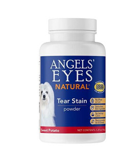 AngelsA Eyes Natural Tear Stain Prevention Sweet Potato Powder for Dogs and cats For All Breeds No Wheat No corn Daily Support for Eye Health Proprietary Formula