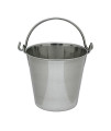 Lindys stainless steel pail, 4 quarts, Silver