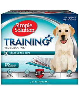 Simple Solution Dog Training Pads, Count of 100, 100 CT