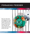 Featherland Paradise | Creative Foraging Systems Bird Cage Feeder (Gen II) - Extra Large| Intermediate Level Foraging Wheel | Interactive Bird Feeder for Large Birds