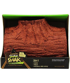 Ecotrition Snak Shak Large Activity Log For Guinea Pigs And Rabbits