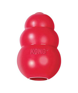 KONG - Classic Dog Toy, Durable Natural Rubber- Fun to Chew, Chase and Fetch - for Extra Small Dogs