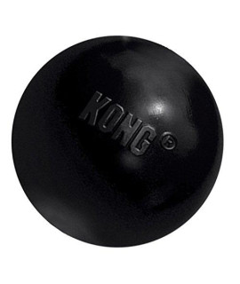 KONG - Extreme Ball - Durable Rubber Dog Toy for Power Chewers, Black - for Small Dogs