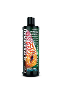 Brightwell Aquatics Remineraliz - Adds Minerals to Distilled, Deionized, or Reverse Osmosis Water for Freshwater Aquarium Use