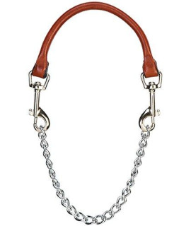Weaver Leather Livestock Leather & Chain Goat Collar