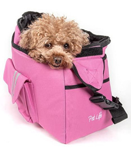 Pet Life Over-The-Shoulder Fashion Pet carrier - Hands Free Dog carrier and Pet Backpack carrier Sling Designed to Provide Back and Shoulder Support