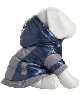 Pet Life Sporty Vintage Aspen Ski Winter Dog coat with snap-Off Removable Hood - Dog Jacket Features 3M Thinsulate Insulation Warming Technology - Dog clothes fits Small Medium and Large Dogs
