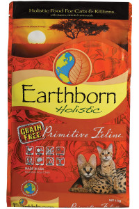 Earthborn Grain Free Primitive Feline 14 lbs