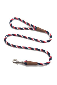 Mendota Pet Snap Leash - British-Style Braided Dog Lead, Made in The USA - Pride, 12 in x 4 ft - for Large Breeds