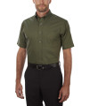 Van Heusen Men Short-Sleeve Wrinkle-Resistant Oxford (56850) - Dark green - XX-Large