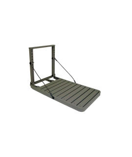 great Day Load-A-Pup HD 14x20in Robust Safety Pet Loading Platform - for The Hunting Dog - Earth-Tone gray Powder-coated Finish - Intended for Use in Fresh Water LP500HD