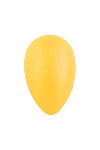 Jolly Pets Jolly Egg Dog Toy, 8 Inches/Medium, Yellow