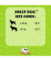 Jolly Pets Jolly Egg Dog Toy, 8 Inches/Medium, Yellow