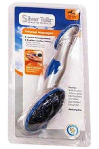 Silver Tails Dog Infrared Massager with 2-Heated Heads.