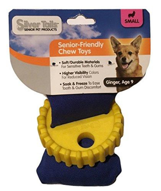 Silver Tails Wheel Senior Friendly Dog Chewing Toy, Small