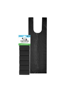 Doggie Walk Bags Duffel Refill Tie Handle Bags, BlackUnscented, 6-Roll