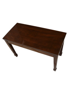 Cps Imports Walnut Wood Top Grand Piano Bench Stool With Music Storage