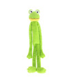 Multipet Swingin Slevin XXL Oversized 30-Inch Green Frog Plush Dog Toy