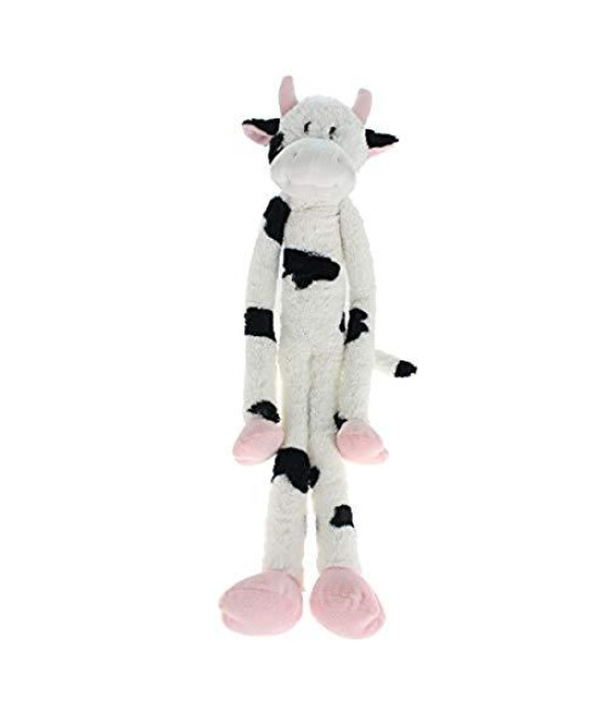 Multipet Swingin Slevin Spotted Cow Dog Toy, 27-inch