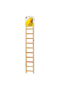 Prevue Pet Products BPV386 Birdie Basics 11-Step Wood Ladder for Bird, 17-Inch