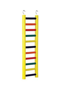 Prevue Pet Products BPV01138 Carpenter Creations Hardwood Bird Ladder with 11 Rungs, 18-Inch, Colors Vary