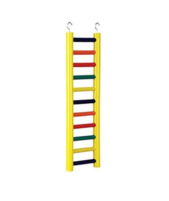 Prevue Pet Products BPV01138 Carpenter Creations Hardwood Bird Ladder with 11 Rungs, 18-Inch, Colors Vary