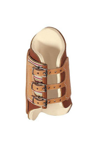 Weaver Leather Splint Boots Med Brn/Tan
