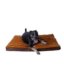 Armarkat Memory Foam Orthopedic Pet Bed Pad in Mocha and Brown 39-Inch by 28-Inch by 3-Inch