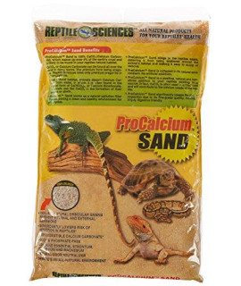 Reptile Sciences Terrarium Sand, 10-Pound, Natural Sedona
