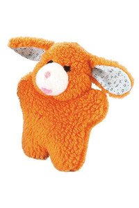 Zanies Cuddly Berber Baby Bunny Dog Toys, Orange