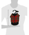 East Side Collection Holiday Tartan Pet Vest, XX-Small, 8-Inch, Red