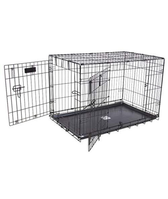 Precision Pet Products Door ProValu2 Crate - Black - 48 x 30 x 32, (7011276)