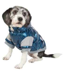 Pet Life Sporty Vintage Aspen Ski Winter Dog coat with snap-Off Removable Hood - Dog Jacket Features 3M Thinsulate Insulation Warming Technology - Dog clothes fits Small, Medium and Large Dogs