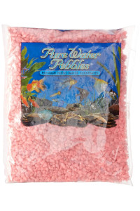 Pure Water Pebbles Aquarium gravel, 2-Pound, Neon Pink