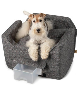 Snoozer Luxury Lookout Pet car Seat, Medium Luxury II, Merlin Pewter
