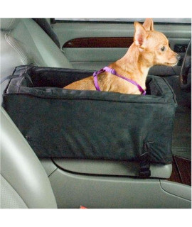 Snoozer Luxury console Pet car Seat, Large Luxury, Dk chocolateBuckskin