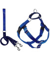 2 Hounds Design Freedom No Pull Dog Harness | Adjustable Gentle Comfortable Control for Easy Dog Walking |for Small Medium and Large Dogs | Made in USA | Leash Included | 1" MD Royal Blue