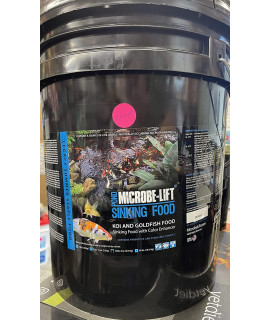 Microbe-Lift MLLSPXL Sinking Fish Food Pellets for Ponds Water gardens and Fountains for Live goldfish and Koi 18.5 Pounds