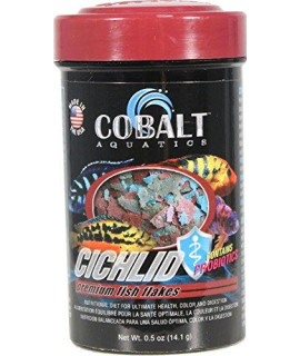 Cobalt International 014156 .5 oz 1 Piece Premium Cichlid Flakes