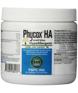 Phycox 120 count HypoAllergenic Small Bites for Pets