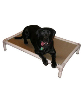 Kuranda Almond PVC Chewproof Dog Bed - XXL (50x36) - Cordura - Smoke
