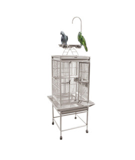 A&E Cage 8001818 Platinum Play Top Bird Cage with 5/8" Bar Spacing, 18" x 18"