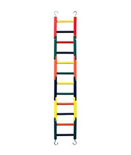 Prevue Pet Products 1140L Carpenter Creations Multi-Color Jointed Wood Ladder, 24