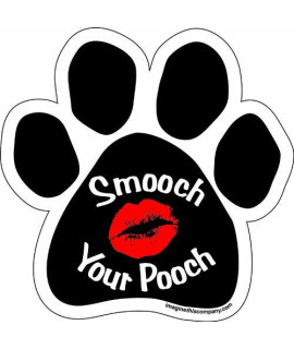 Imagine This Paw Car Magnet, Smooch Your Pooch, 5-1/2-Inch by 5-1/2-Inch