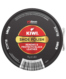 Kiwi 10111 1-18 Oz Black Shoe Polish
