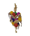 A&E Cage Company HB46540 Java Wood Ball Thing Assorted Bird Toy, X-Small