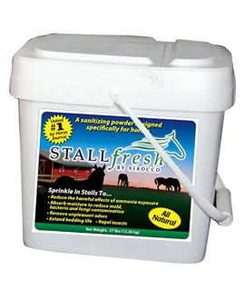 StallFresh Moisture Absorbent and Ammonia Neutralizer, 27-Pound Bucket