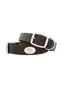 ZEP-PRO Oklahoma Sooners Brown Leather Concho Dog Collar, Large